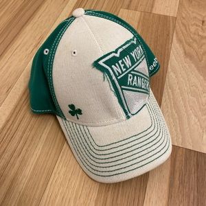 NY Rangers Green Shamrock hat